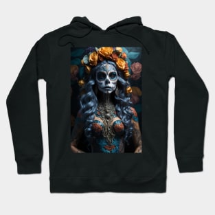 Beautiful La Muerte Lady Hoodie